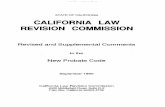 STATE OF CALIFORNIA CALIFORNIA LAW REVISION …Revision Comm'n Reports 529 (1990) 1990 Cal. Stat. ch. 710, effectuating the following recommendations: Recommendation Relating to Court-Authorized