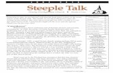 JUNE 2016 Steeple Talkl.b5z.net/i/u/10083977/f/June_2016.pdf · JUNE 2016 Steeple Talk Trinity Presbyterian Church Santa Cruz “Coincidences” 1 Session 2 Things That Make Us Happy