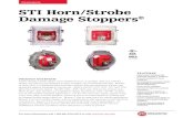fire products STI Horn/Strobe damage Stoppers · STI-1221A4X Strobe Damage Stopper cover and enclosed backbox, 4” deep, weatherproof, NEMA 4X STI-1221B 6.25 in.(159mmStrobe Damage
