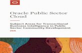 Cloud Oracle Public Sector...Oracle Public Sector Cloud Subject Areas for Transactional Business Intelligence in Public Sector Community Development Preface Preface This preface introduces