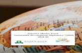Selective Master Track ‘Sustainable Development Diplomacy ......– who will be future academics, practitioners and leaders in the public and private sector – a combination of