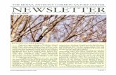THE MINNA ANTHONY COMMON NATURE CENTER NEWSLETTER - 2018 Spring.pdf · blackbirds returned, mourning doves could be seen pecking at the seed on the ground. Even some not-so-feathery