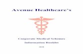 Corporate Medical Schemes Information Booklet...Information Booklet 2018 . Avenue Healthcare’s Corporate Medical Schemes Applicable to companies covering a minimum of ten principal