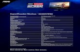Especificações Técnicas - G2260VWQ6 · Monitor gamer FreeSync™ 21,5” Tamanho do painel 21,5” Widescreen (painel LED LCD) Tamanho da imagem visível (diagonal) 476.64(H)x268.11(V)mm