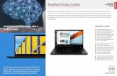 ThinkPad T14 Gen 1 (Intel)...ThinkPad T14 Gen 1 (Intel) REASONS TO BUY Experience uninterrupted productivity with features like Modern Standby that allows the device to receive important