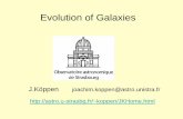 Evolution of Galaxies - Uni Kiel · 2012-11-07 · • Observed properties: Milky Way and galaxies • Determination of abundances from gas • Determination of abundances from stars