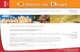 Château de Baugé · 2018-09-18 · Contact et réservation Château et Hôtel-Dieu de Baugé Charlotte GUILLOU 02 41 84 00 74 contact@chateau-bauge.com Angers : 42 km Saumur : 39