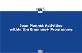 Jean Monnet Activities within the Erasmus+ Programmebdpu.org/wp-content/uploads/2017/06/2018_Jean... · Rationale for the proposal, relevance to the objectives of the Action, relevance