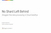 No Shard Left Behind€¦ · Google Cloud Platform 17 These kinda work. But not really. Manual tuning = Sisyphean task Time-consuming, uninformed, obsoleted by data drift ⇒ Almost