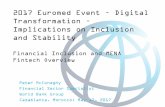 2017 Euromed Event Digital Transformation Implications on … · 2017-05-31 · 2017 Euromed Event – Digital Transformation – Implications on Inclusion and Stability Financial