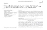 Conceptualizing and measuring distance in international ... · EDITORIAL Conceptualizing and measuring distance in international business research: Recurring questions and best practice