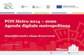 PON Metro 2014 2020 Agenda digitale metropolitana · 42 PON Metro 2014-2020 Novembre 2017 Il Modello operativo - Responsabilità ID Attività Coinvolgimento previsto Stime tempi e
