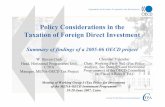 Policy Considerations in the Taxation of Foreign Direct ... · of the MENA-OECD Investment Programme 19-20 June 2007, Cairo W. Steven Clark Head, Horizontal Programmes Unit, CTPA