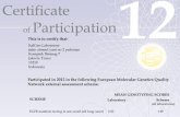 Certificate of Participation - Your reliable diagnostic ... · Certificate of Participation KalGen Laboratory jalan ahmad yani no 2 pulomas Komplek Bintang 7 Jakarta Timur 13210 Indonesia