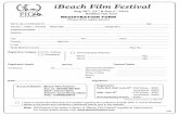 .iBeach Film FestivalAug 30, 31 & Sep 1st, 2019 Holiday Inn, Goa.iBeach Film Festival PG / Fellows Consultants Note: DD/Cheque to be drawn in favour of “iBeach Film Festival” payable