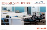 Knoll VA IDIQ · freestanding : knoll reff vol. 2. this typical includes: (1) 66”w x24”d veneer worksurface (1) 72”w x 24”d veneer worksurface (2) floorstanding veneer box/box