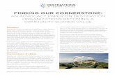 FINDING OUR CORNERSTONE - Destinations International · PDF file 2019-11-14 · DESTINATIONS INTERNATIONAL FINDING OUR CORNERSTONE 3 friends and neighbors. Unfortunately, in way too
