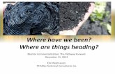Where have we been? Where are things heading? · Hope Mine Restoration project . Morgan Williams and Andrew Harley's biochar restoration work at The Hope Mine in Colorado. In 2010,