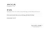 ACCA - rowkish.files.wordpress.com · The use of double-entry and accounting systems Double entry bookkeeping (31 – 51) 7 154 Ledger accounts, books of prime entry and journals