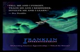 “TELL ME AND I FORGET. TEACH ME AND I REMEMBER. INVOLVE … · “TELL ME AND I FORGET. TEACH ME AND I REMEMBER. INVOLVE ME AND I LEARN.” — Ben Franklin Modernizing American