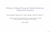 Efficient L-Shape Fitting for Vehicle Detection Using ... · 2Robert MacLachlan and Christoph Mertz.\Tracking of moving objects from a moving vehicle using a scanning laser range