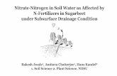 Nitrate-Nitrogen in Soil Water as Affected by N ... · Frozen soil Relative Monthly Precipitation Pattern Vulnerable Leaching period Annual Crop Soil Nitrogen Utilization Rate (Adapted