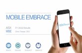MOBILE EMBRACEmobileembrace.com/wp-content/uploads/2016/09/MBE... · carrier billing straight to customers mobile phone bill. DIGITAL SUBSCRIPTIONS . Consumers are willing to pay