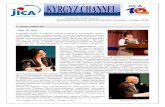 JICA Kyrgyz Channel, октябрь - ноябрь 2010 · JICA Kyrgyz Channel, октябрь - ноябрь, 2010 1 ИНФОРМАЦИОННЫЙ БЮЛЛЕТЕНЬ № 51 (Октябрь
