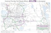 E-ZPcss is accepted FTE/FDOT toll roads (E-ZPass out of ... · TOLL PLAZA ORANGE CO. OSCEOLA CO. East Lake St. Cloud CURRY FORD TOLL PLAZA TOLL PLAZA TOLL 528 Rd. JOHN YOUNG MAINLINE