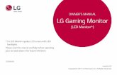 OWNER’S MANUAL LG Gaming Monitor · 5 ENGLISH CAUTION • Always use genuine LG components to ensure safety and product performance. • The product warranty will not cover damage