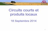 Circuits courts et produits locaux - UVCW - Union des ... · • Participation active des producteurs lors d’évènements communaux (accueil des nouveaux habitants, stages, Place