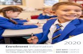 2020 - St Luke's Grammar School · The Enrolment Process The Enrolment Process is detailed more fully on Page 23. In general, there are 3 Stages to the process, as outlined below: