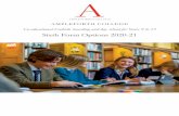 AMPLEFORTH COLLEGE Co-educational Catholic boarding and ... · An OA and ex-barrister, Mr Hudson has taught in the Christian Theology Department since 2013. In addition, there are