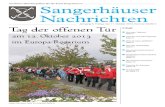 Amtliches Mitteilungsblatt für die Stadt Sangerhausen ... · Letzter Einlass für Schwimmer und Badegäste ist eine Stunde vor Schließung der Halle, für Saunagäste ist zweieinhalb