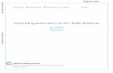 Deep Integration and UK-EU Trade Relations...Deep Integration and UK‐EU Trade Relations1 Alen Mulabdic, Alberto Osnago, Michele Ruta2 World Bank Keywords: Deep Trade Agreements,