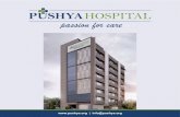 | info@pushya - Pushya Hospital · DEPT. OF DENTAL SURGERY Ÿ Single Sitting Painless Root Canal Treatment (RCT) Ÿ Crowns and Bridges Ÿ Dental Implants Ÿ Oral Surgery (Impactions