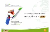 Le développement durable en actions - Bic€¦ · ‐Attente croissante des nouveaux salariés et des jeunes ‐L’engagement et les actions développement durable de Les pouvoirs