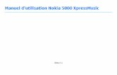 Manuel d'utilisation Nokia 5800 XpressMusicdownload-support.webapps.microsoft.com/supportFiles/... · 2016-06-29 · Dans les limites prévues par la loi en vigu eur, l'ingénierie