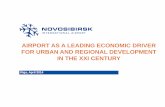 AIRPORT AS A LEADING ECONOMIC DRIVER FOR URBAN AND ... dynamics of airport passenger traffic and forecast