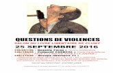QUESTIONS DE VIOLENCES - Attac France...14h/15h30 - Collectif CADECOL : Guide d’autodéfense juridique « FACE A LA POLICE, FACE A LA JUSTICE ». 16h/17h30 – Groupe libertaire