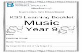 KS3 Learning Booklet Music · Expectations in Music Follow all instructions. Always listen to the teacher. Ask if you are unsure about what to do. Do not plug in or use the keyboards