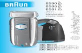 5644457 Activator8581 Japan - Braun · 24 Your Activator (shaver with Clean&Charge station) is a system equipped with highly advanced electronic processors. It ensures unsurpassed