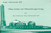 COPTIC ORTHODOX PATRIARCHATE · The Story of This Book 1. I gave a lecture on the life of Thanksgiving at the Conference of Sunday School Teachers in 1965, which was held at St. Mina’s