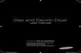 Gas and Electric Dryer · 27 Dryer Exhaust System SPECIAL LAUNDRY TIPS28 28 Special laundry tips TROUBLESHOOTING29 29 Check these points if your dryer… 31 Information codes APPENDIX32