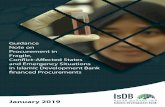 This - Islamic Development Bank · Guidance Note on Procurement in Fragile Conflict‐Affected States and Emergency Situations Section 3 – Procurement in Fragile, Conflict‐Affected