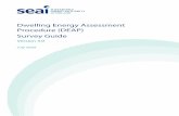 Dwelling Energy Assessment Procedure (DEAP) Survey Guide · Table 12a, TGD L Appendix A, BR443 or CIBSE Guide A. Acceptable evidence for fabric in new-final dwellings without building
