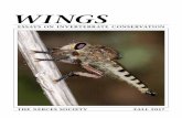 WINGS - Xerces Society · in built environments. In urban areas, with their many impervious surfaces, it ... urban and suburban communities. The fate of bees has captured the attention