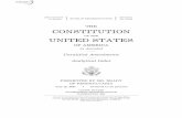 OF THE UNITED STATES - ARKY · 2 CONSTITUTION OF THE UNITED STATES be put in operation, and an explanatory letter. Congress, on the 28th of September, 1787, di-rected the Constitution