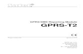 GPRS/SMS Reporting Module GPRS-T2 · SATEL GPRS-T2 1 The GPRS-T2 module is a device dedicated for use in intruder alarm systems for the purpose of reporting and messaging via the