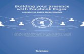 Building your presence with Facebook Pages · Build your Facebook Page Grow your audience Intro to Facebook Pages Measure and refine Resources Leverage your existing assets Make your